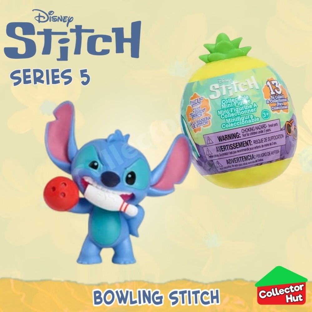 Disney Stitch Feed Me Mini Figures SERIES 5 PINEAPPLE POD Identified SEALED