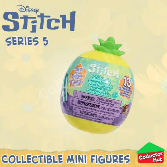 Disney Stitch Feed Me Mini Figures SERIES 5 PINEAPPLE POD Identified SEALED