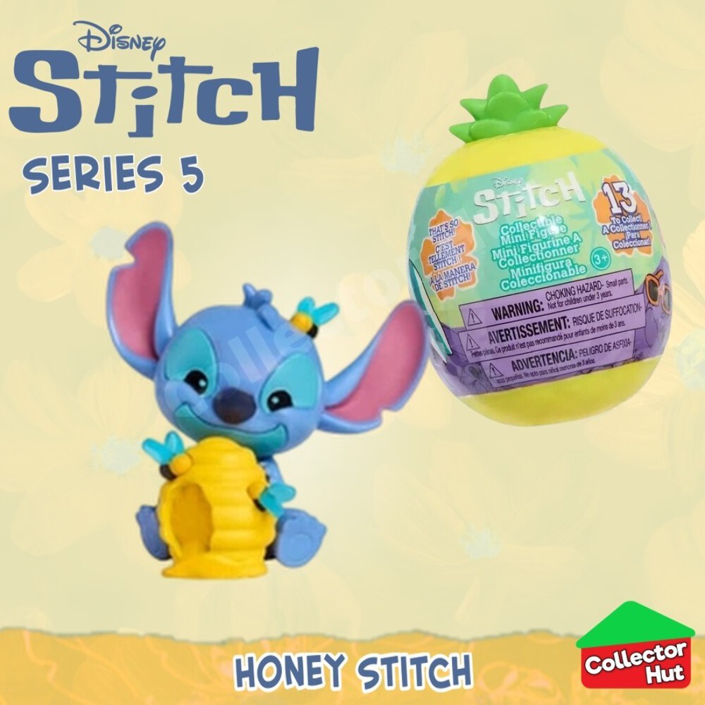 Disney Stitch Feed Me Mini Figures SERIES 5 PINEAPPLE POD Identified SEALED