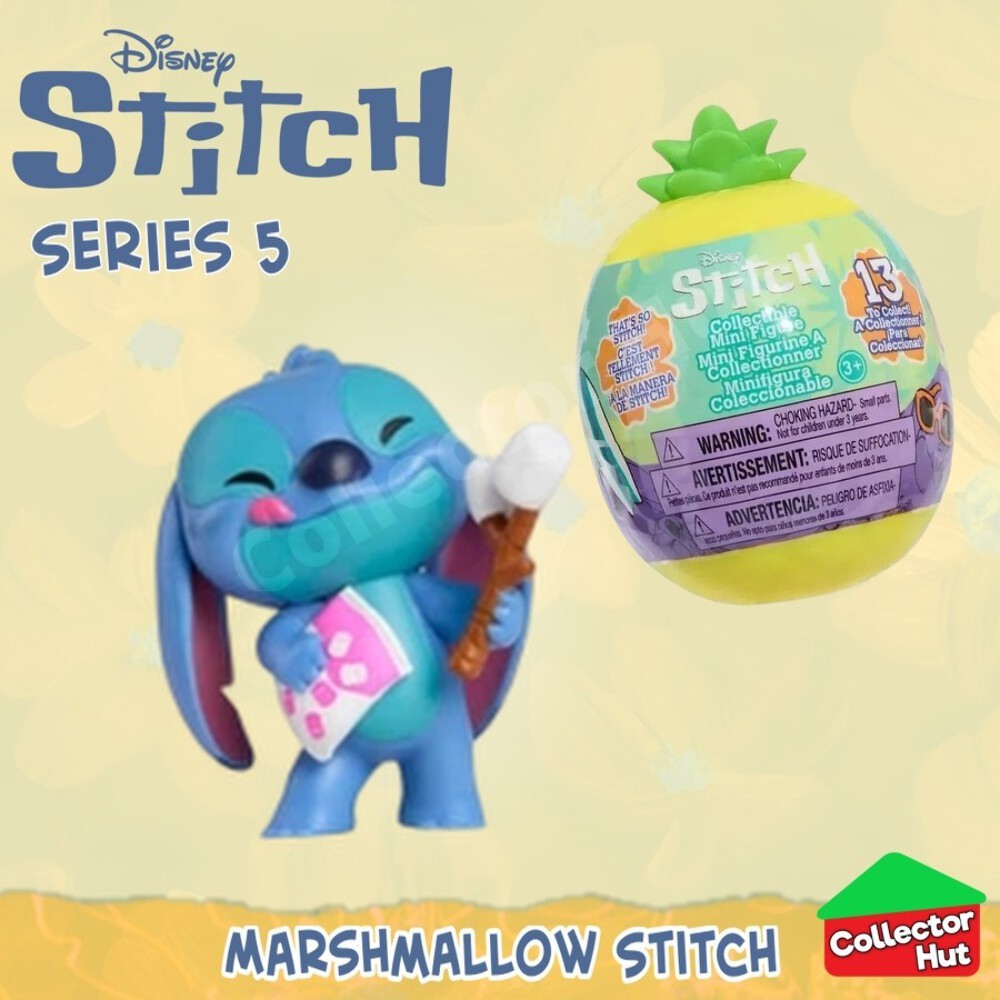 Disney Stitch Feed Me Mini Figures SERIES 5 PINEAPPLE POD Identified SEALED