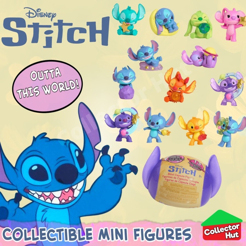 Disney Stitch Outta This World Mini Figures Series 1 Identified SEALED