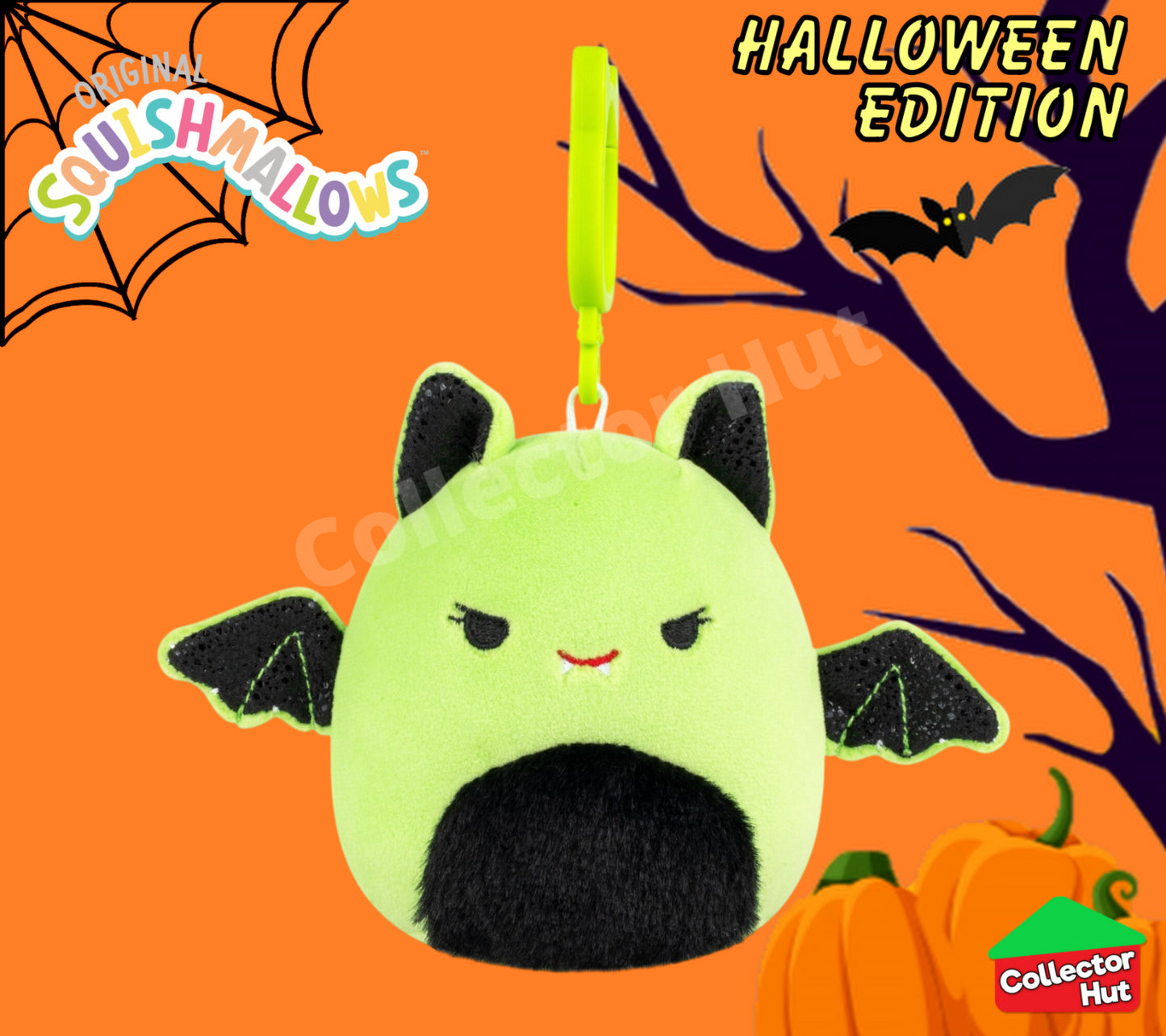 Squishmallows Halloween Limited Edition Clip-On Bag Hangers 2025