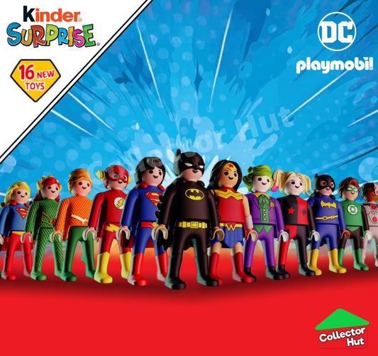 Kinder Egg DC Playmobil Mini Action Figures IDENTIFIED