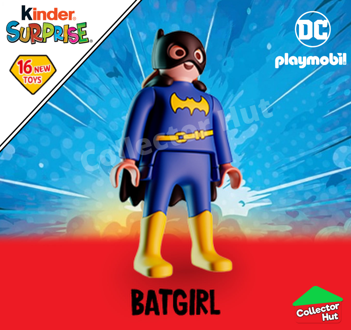 Kinder Egg DC Playmobil Mini Action Figures IDENTIFIED