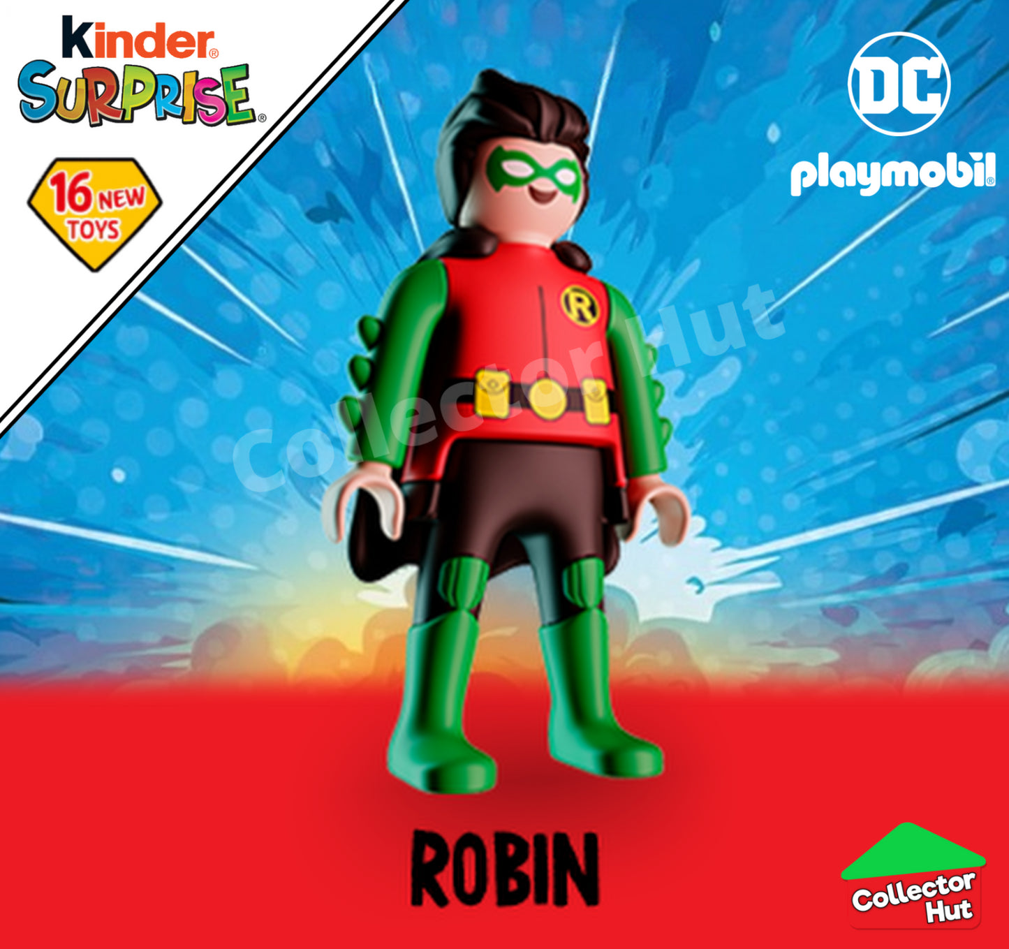 Kinder Egg DC Playmobil Mini Action Figures IDENTIFIED