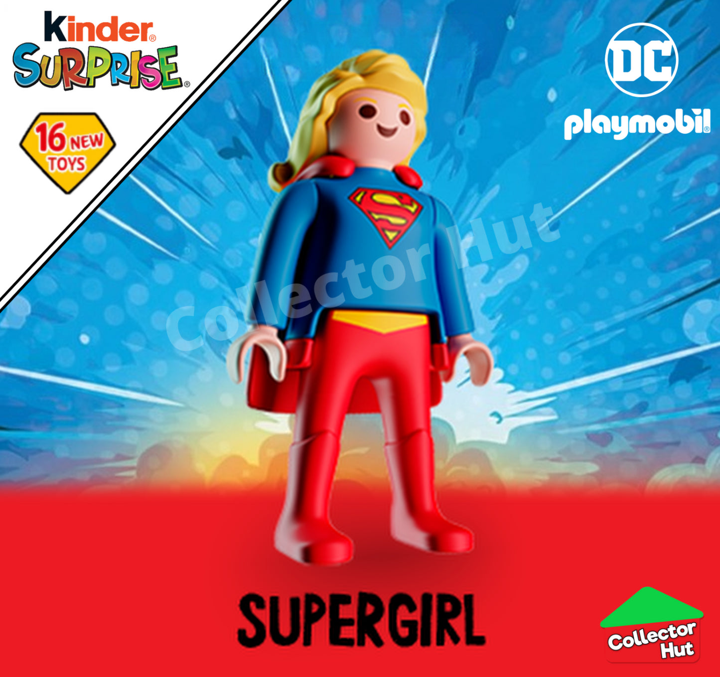 Kinder Egg DC Playmobil Mini Action Figures IDENTIFIED