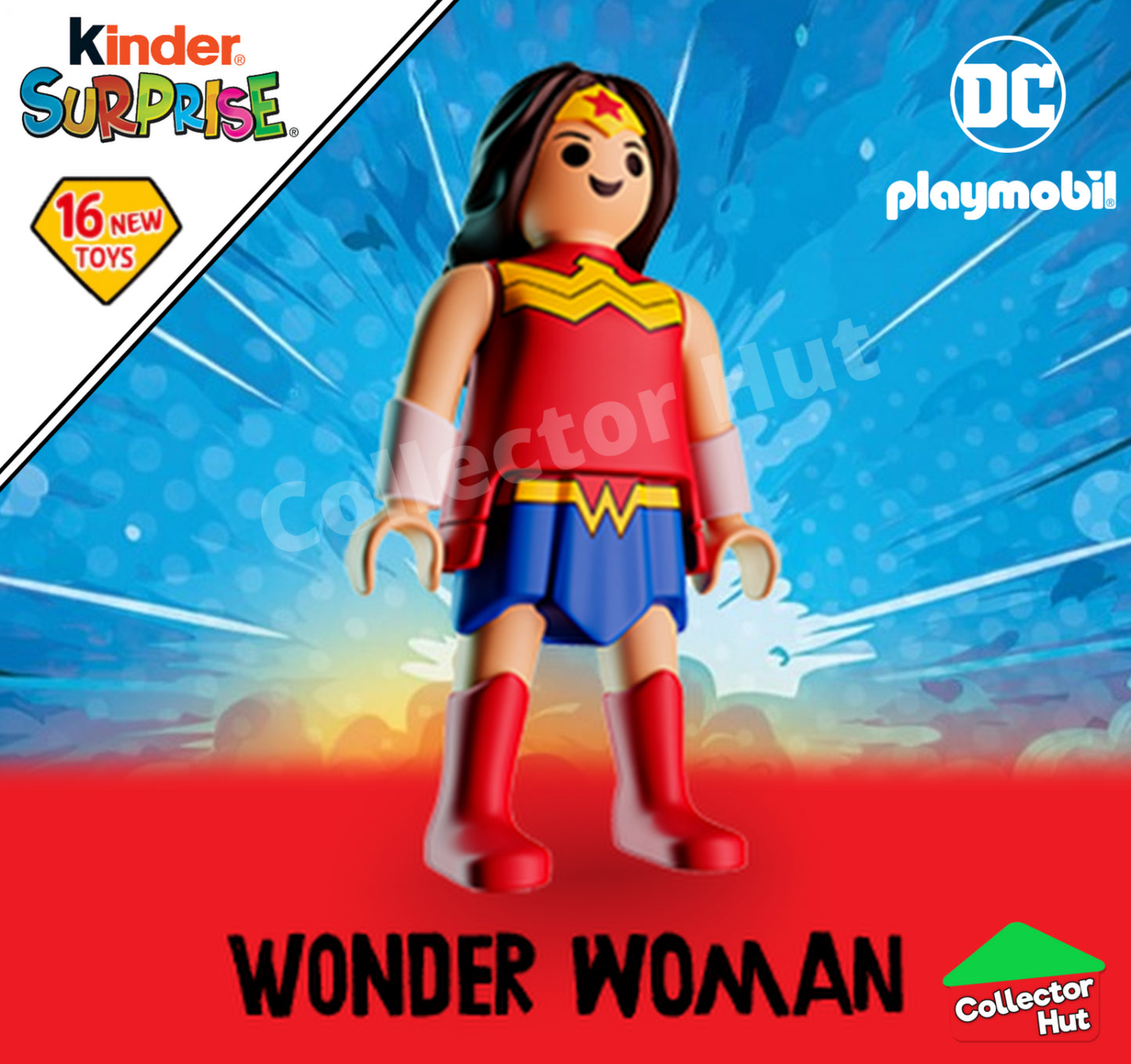 Kinder Egg DC Playmobil Mini Action Figures IDENTIFIED
