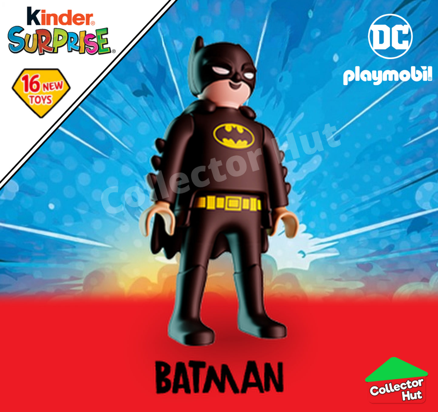 Kinder Egg DC Playmobil Mini Action Figures IDENTIFIED
