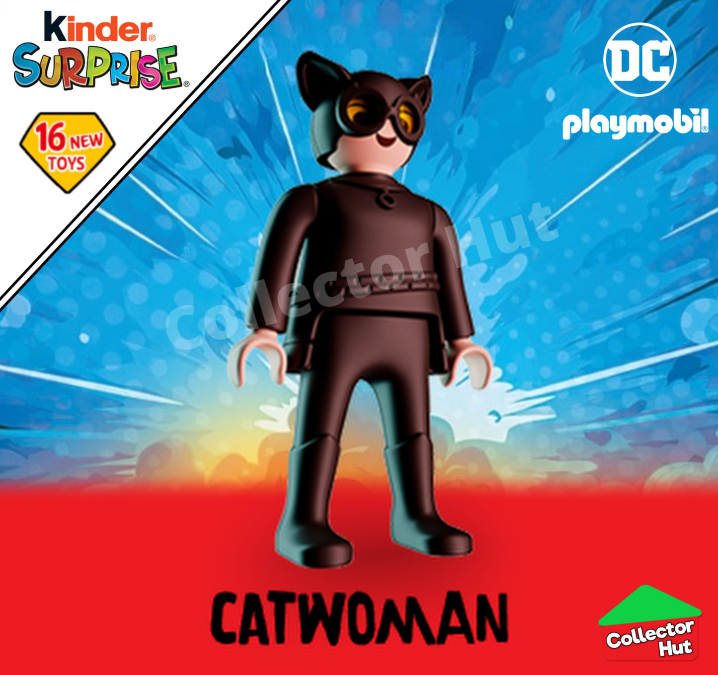 Kinder Egg DC Playmobil Mini Action Figures IDENTIFIED