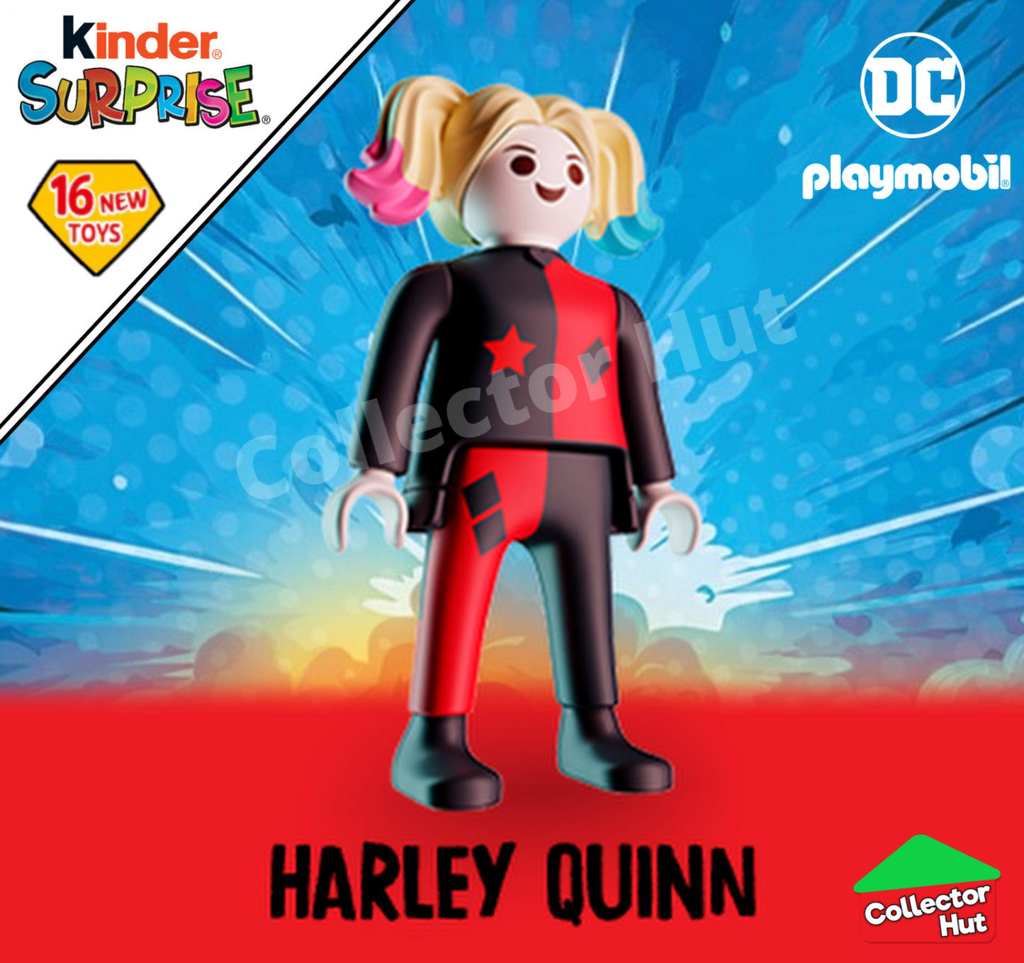 Kinder Egg DC Playmobil Mini Action Figures IDENTIFIED