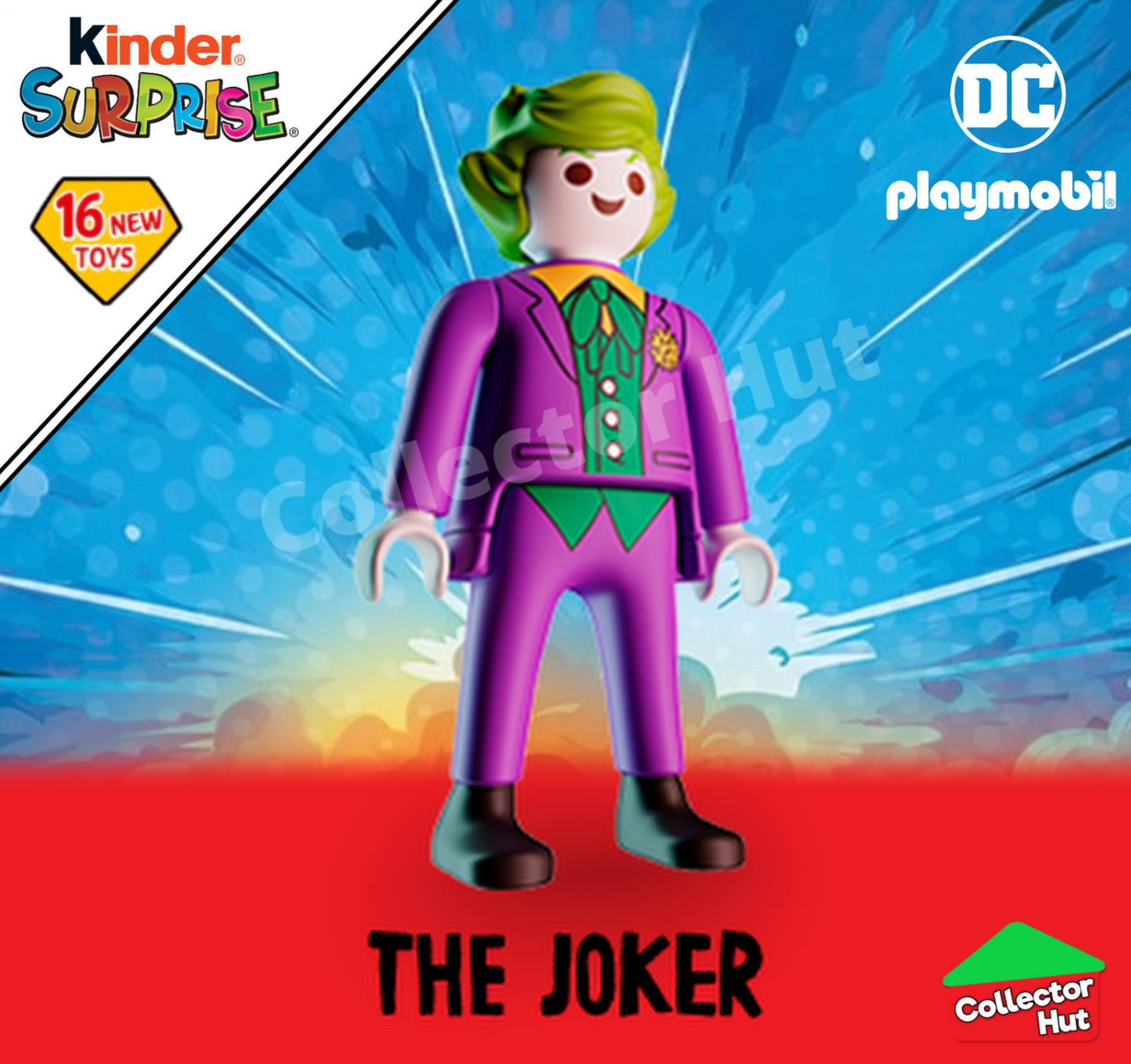 Kinder Egg DC Playmobil Mini Action Figures IDENTIFIED