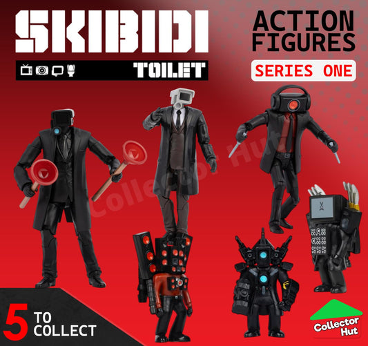 Skibidi Toilet Deluxe Actions Figures Series 1
