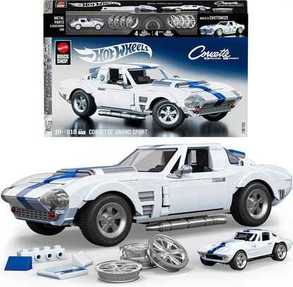 Hot Wheels Brick Shop ELITE 1:16 Scale Model Car Kits