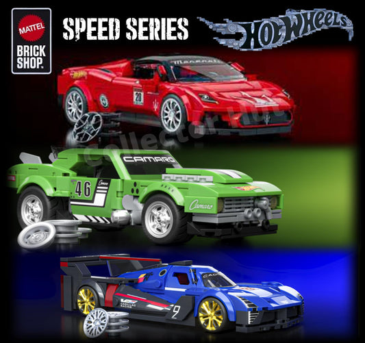 Hot Wheels Brick Shop Speed 1:32 Scale Model Car Kits