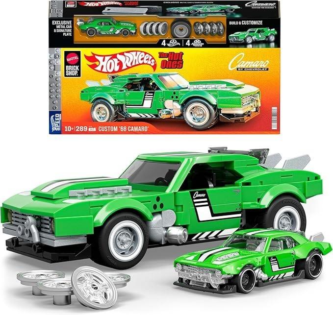 Hot Wheels Brick Shop Speed 1:32 Scale Model Car Kits