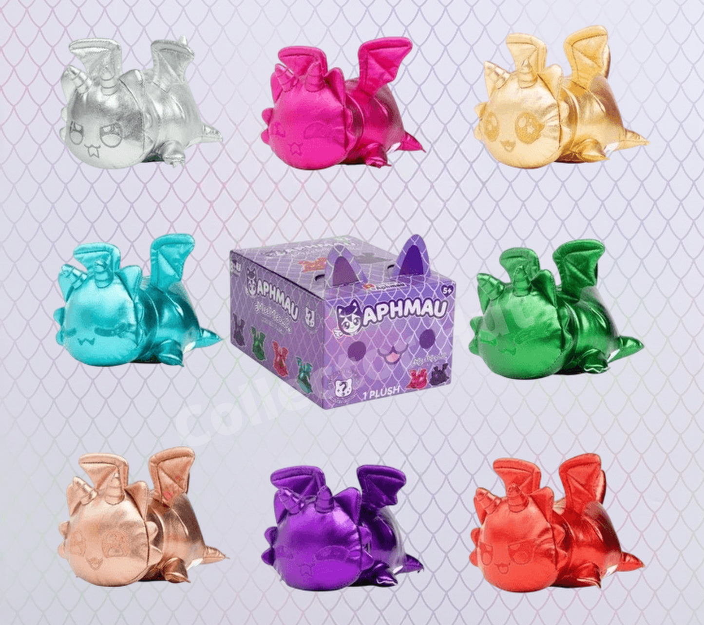 Aphmau MeeMeows Mystery 6" Plush Litter 9 Gemstone Dragons IDENTIFIED You Choose