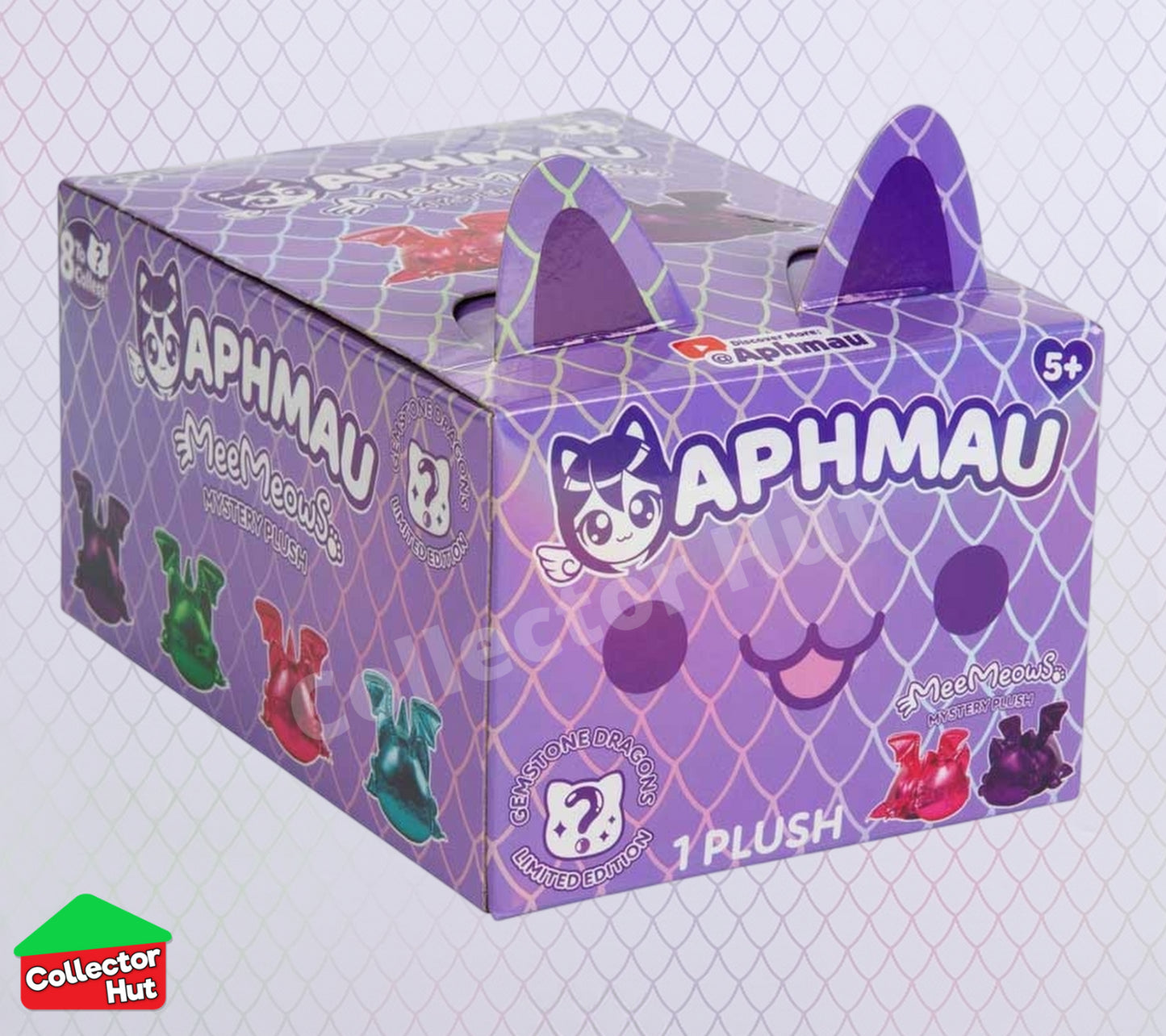 Aphmau MeeMeows Mystery 6" Plush Litter 9 Gemstone Dragons IDENTIFIED You Choose