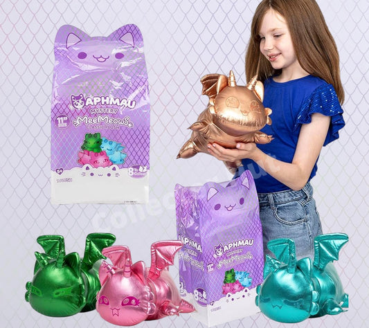 Aphmau MeeMeows Mystery 11" Plush Litter 9 Gemstone Dragons IDENTIFIED