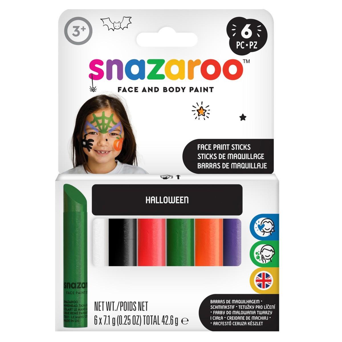 Snazaroo Face Paint Kits Halloween Birthday Parties