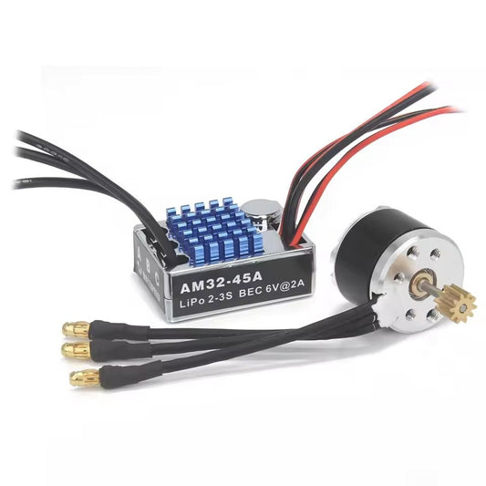 Brushless Motor Outrunner 2322 2600KV AM32 45A ESC 1/12 Scale Crawler Kit NeebRC