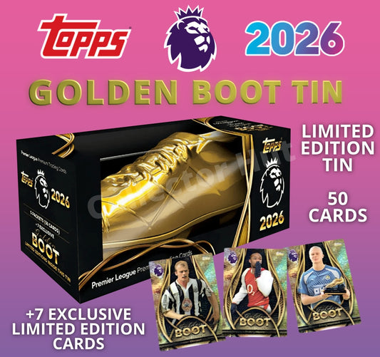 Premier League 2026 Limited Edition Golden Boot Tin