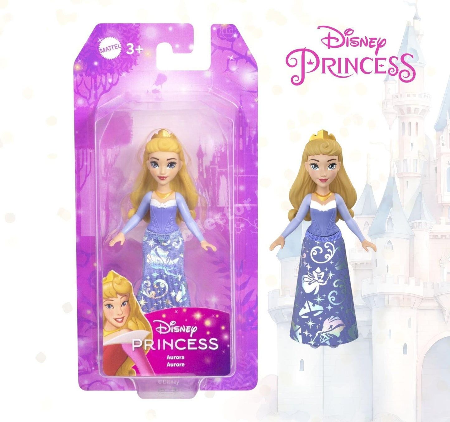 Disney Princess Small Doll Play 3.5" Mini Figures (HPL55) Mattel