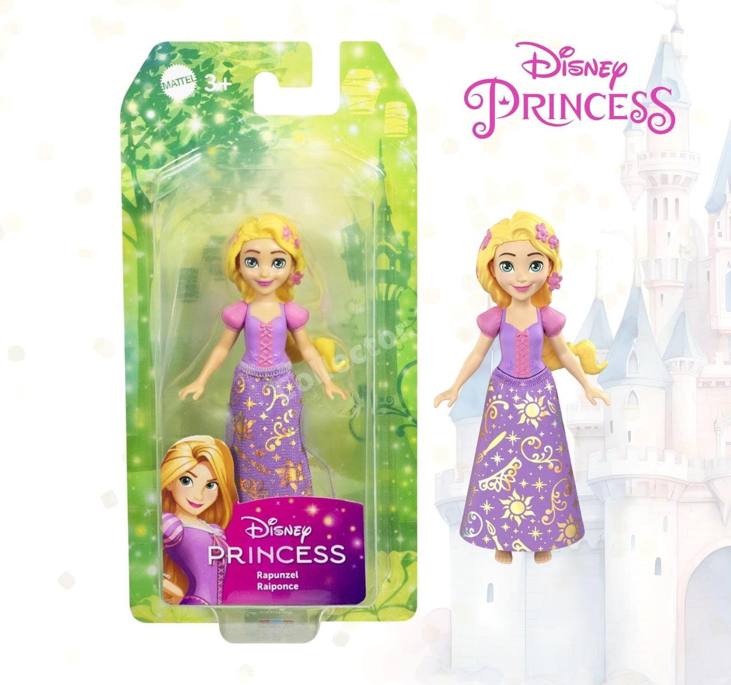 Disney Princess Small Doll Play 3.5" Mini Figures (HPL55) Mattel