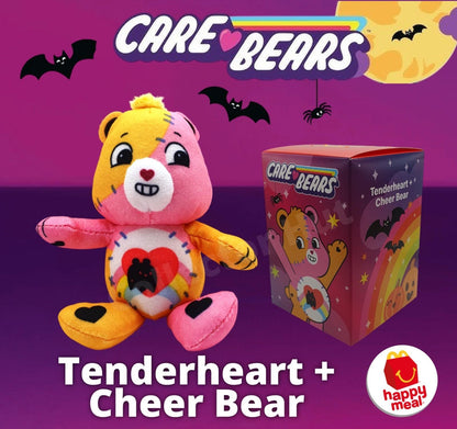McDonalds Happy Meal 2025 HALLOWEEN CARE BEARS Plush Soft Toys