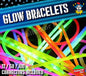 Glow Sticks Bracelets Party Pack 8" 21cm 50pcs Halloween