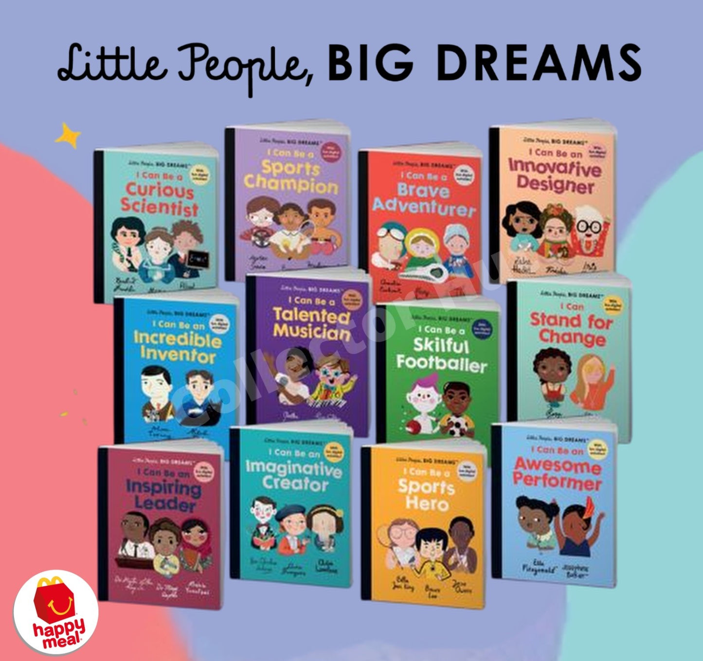 McDonalds Little People Big Dreams Happy Meal Happy Readers Books