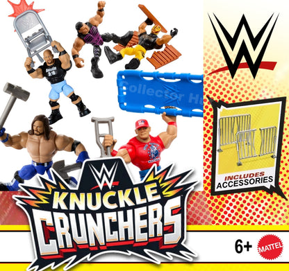 WWE Knuckle Crunchers Action Figures with Accessories