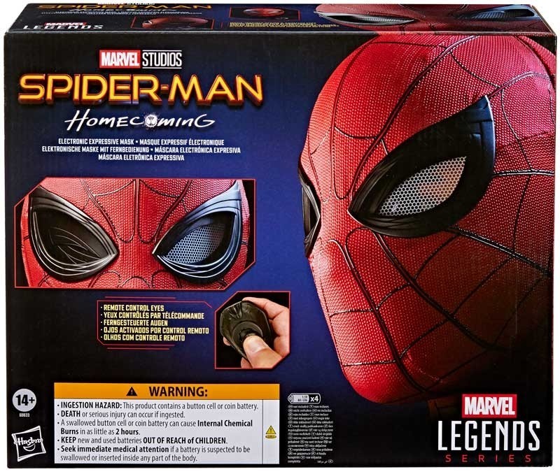 Marvel Legends Series Spider-Man Electronic Expressive Mask
