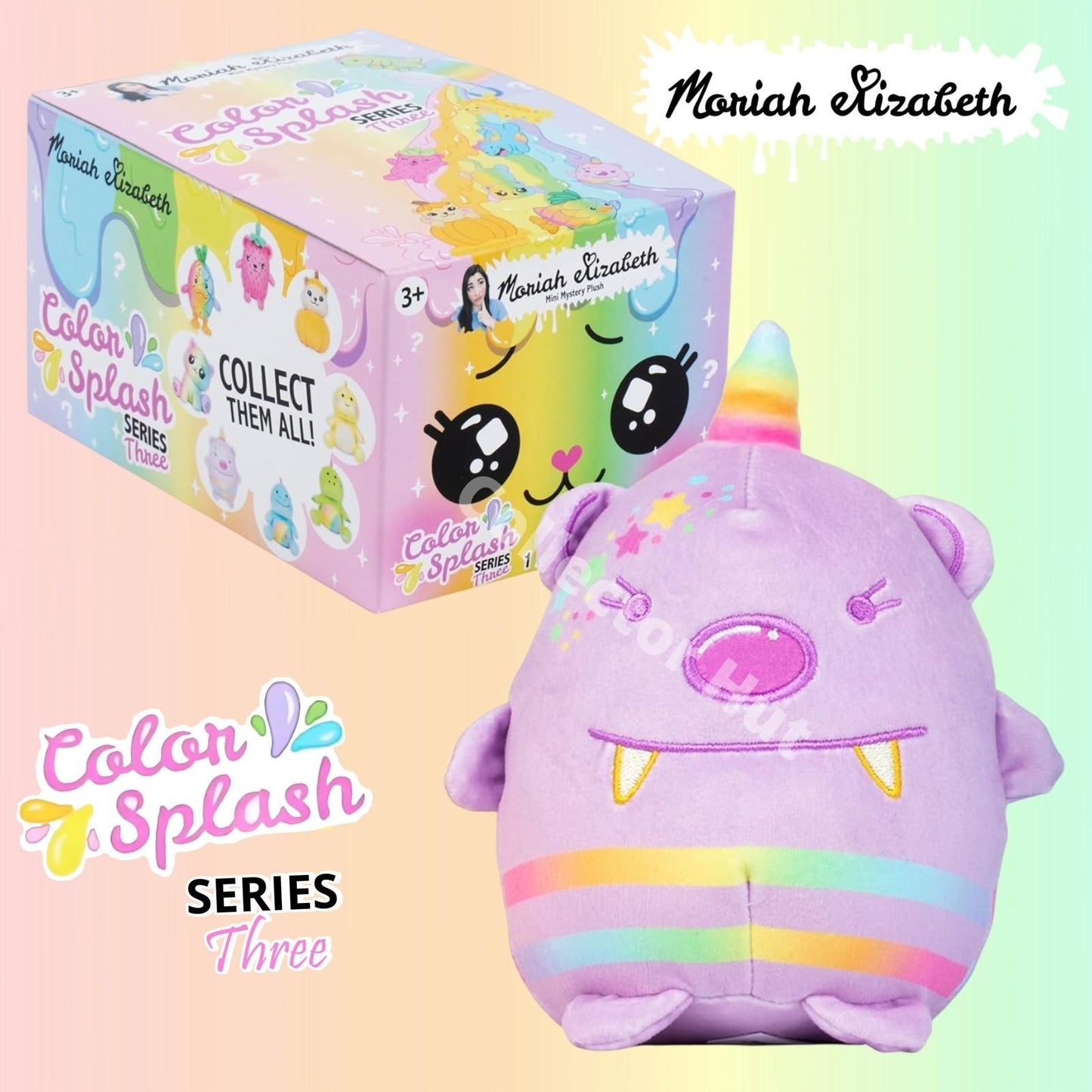 Moriah Elizabeth Mini Mystery Plush Series 3 Colour Color Splash IDENTIFIED