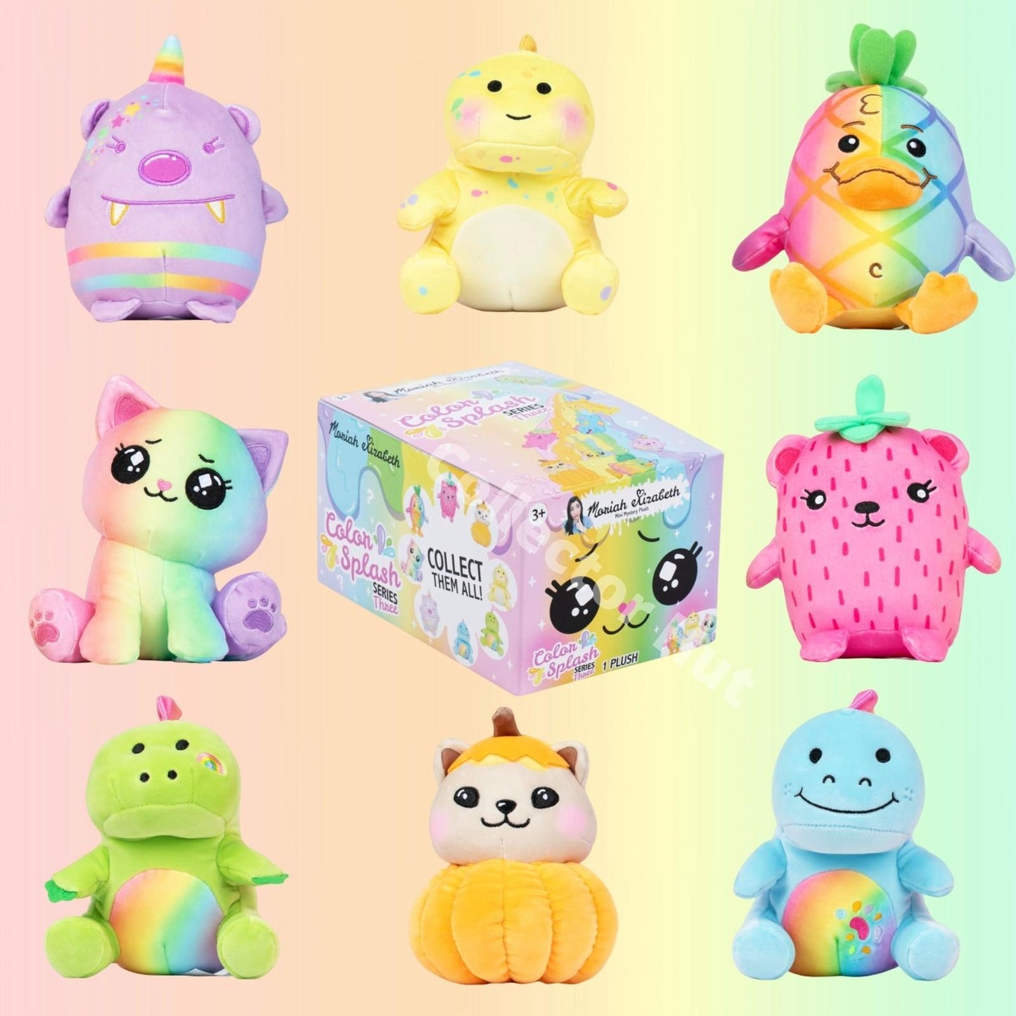 Moriah Elizabeth Mini Mystery Plush Series 3 Colour Color Splash IDENTIFIED
