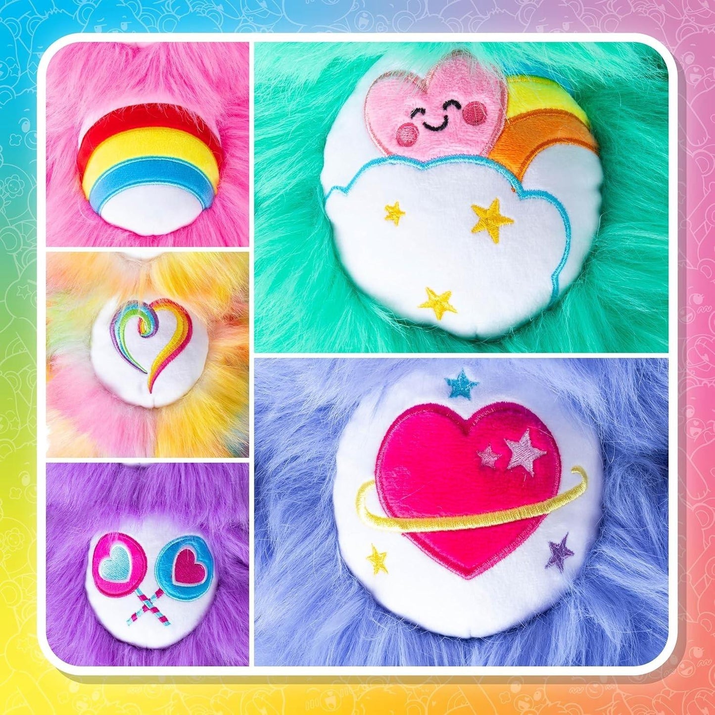 Care Bears Super Fuzzies 35cm Plush Toys IDENTIFIED