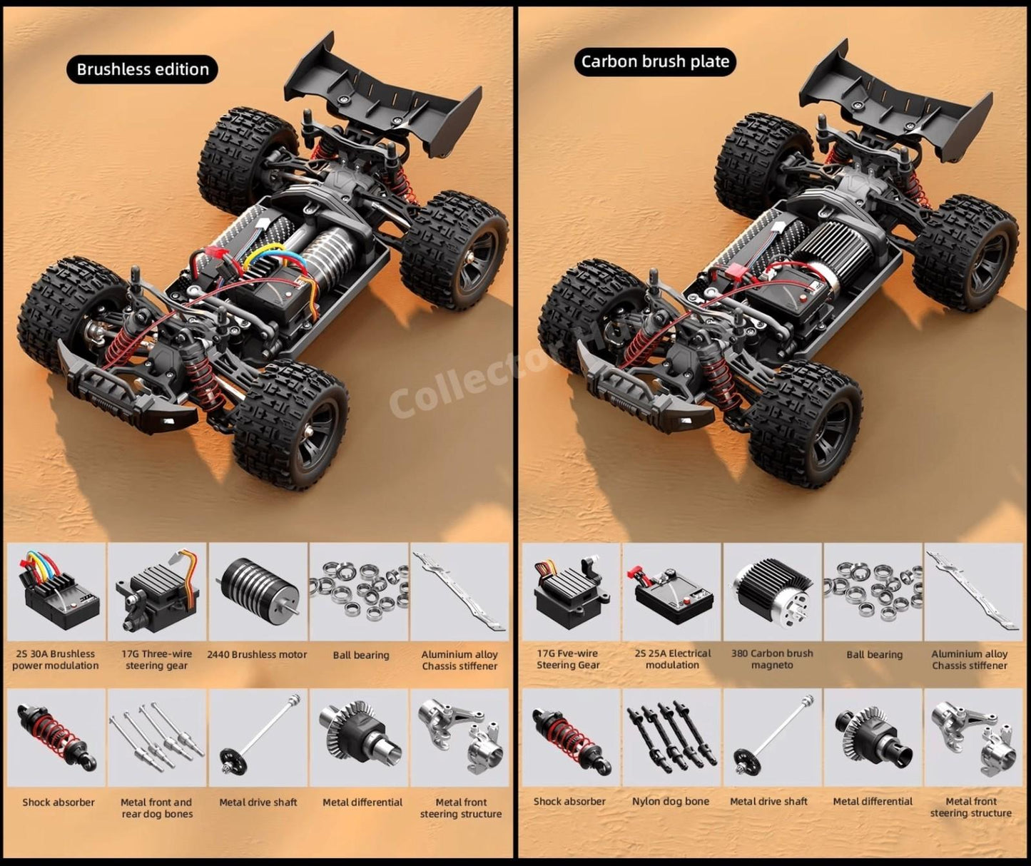 ZLL SG118 Beast Max Pro Extreme Off Road RC Car High Speed Buggy Brushless