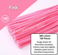 Chenille Craft Stems Pipe Cleaners 100pcs 30cm x 6mm Flexible Craft Supplies