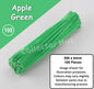 Chenille Craft Stems Pipe Cleaners 100pcs 30cm x 6mm Flexible Craft Supplies