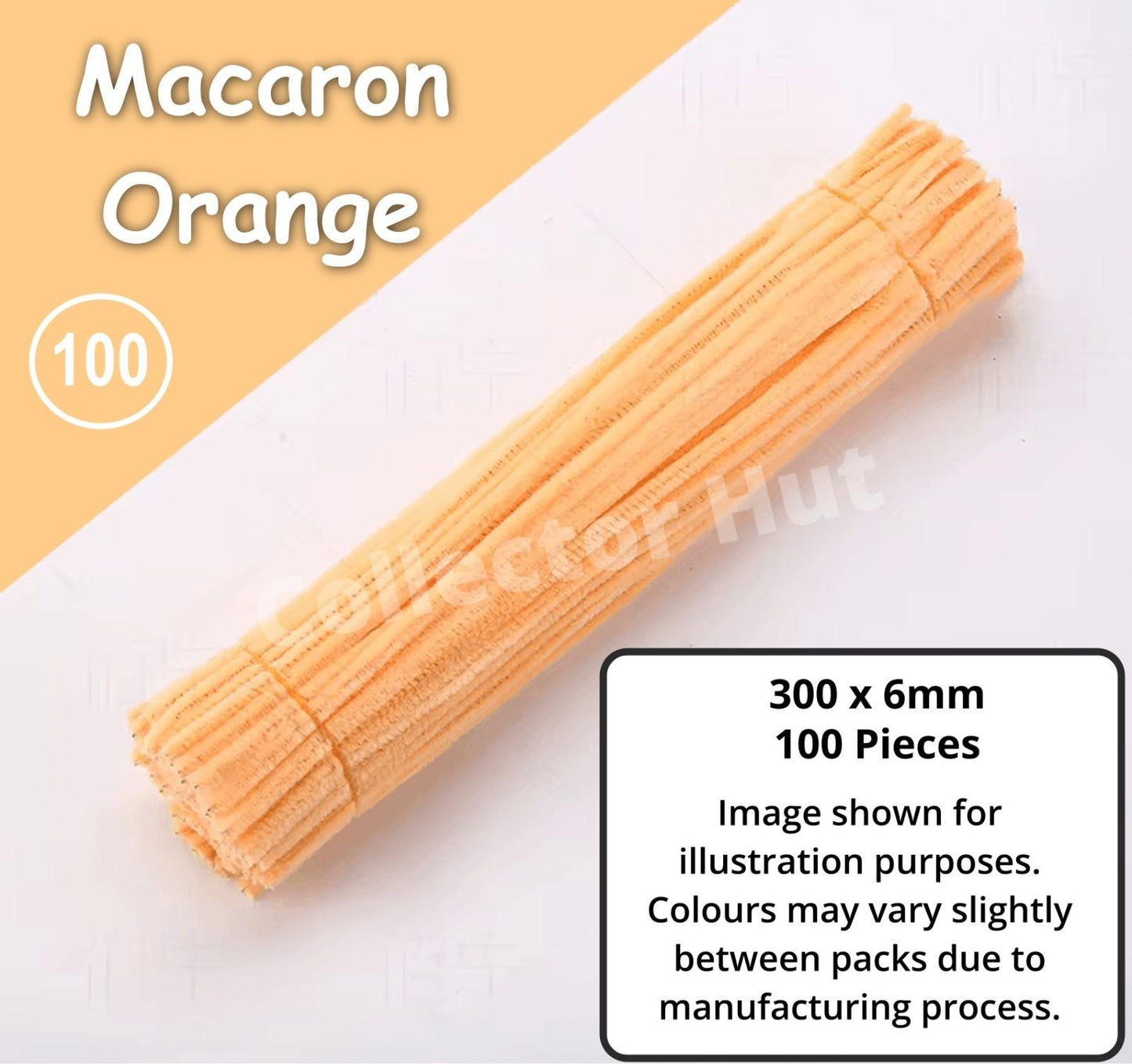 Chenille Craft Stems Pipe Cleaners 100pcs 30cm x 6mm Flexible Craft Supplies
