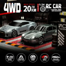 993 GTR Replica Drift RC Car 1:24 Scale High Speed 4WD GYRO 2.4Ghz