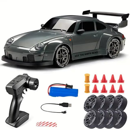 993 GTR Replica Drift RC Car 1:24 Scale High Speed 4WD GYRO 2.4Ghz