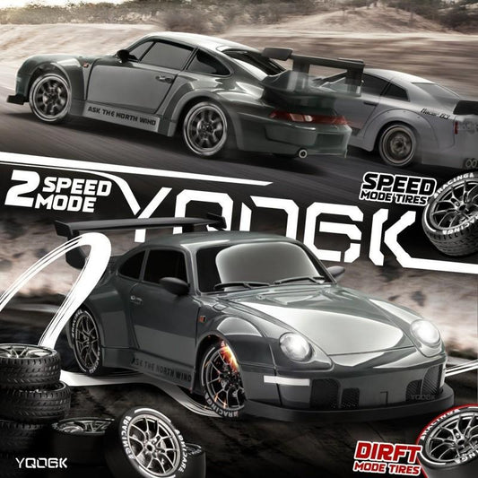 Drift RC Car 1:24 Scale High Speed Remote Control 4WD GYRO 2.4Ghz GIFT BOXED
