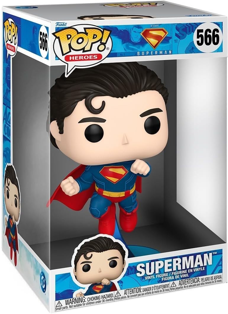 Superman (2025) Funko Pop! Heroes Super Sized Vinyl Figure
