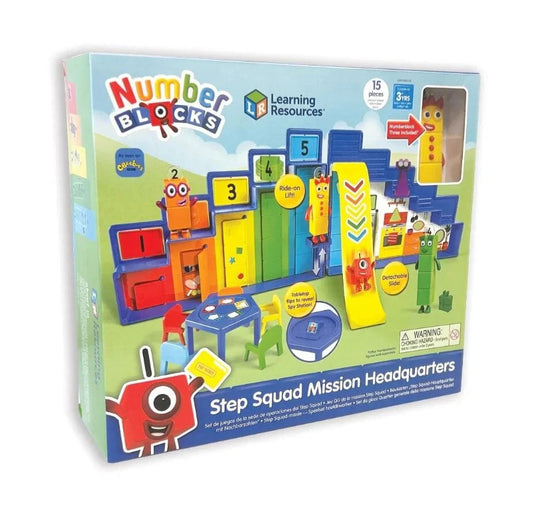 Numberblocks Step Squad Mission Headquarters Playset CBeebies Educational Toys