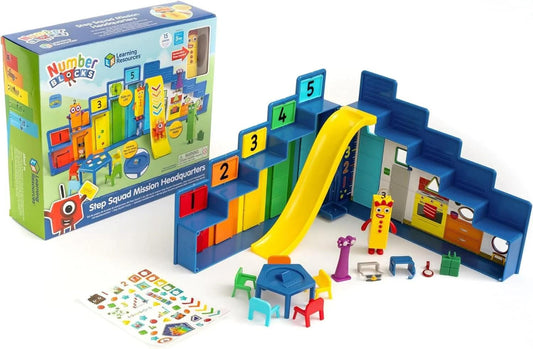 Numberblocks Step Squad Mission Headquarters Playset CBeebies Educational Toys