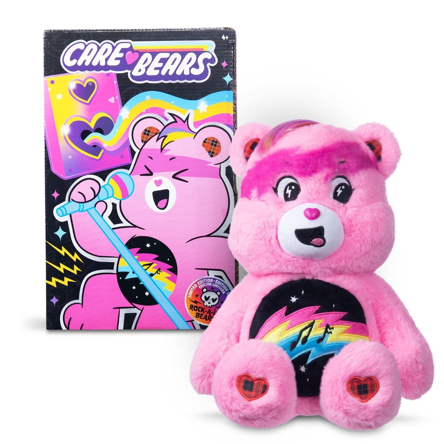 Care Bears - 9'' Limited Edition Rock A Lot Bears - Cheer Bear