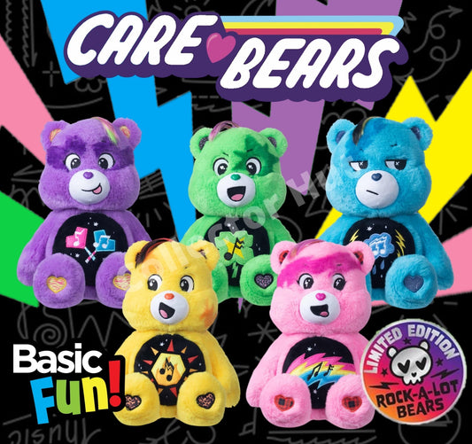 Care Bears - 9'' Limited Edition Rock A Lot Bears - Cheer Bear