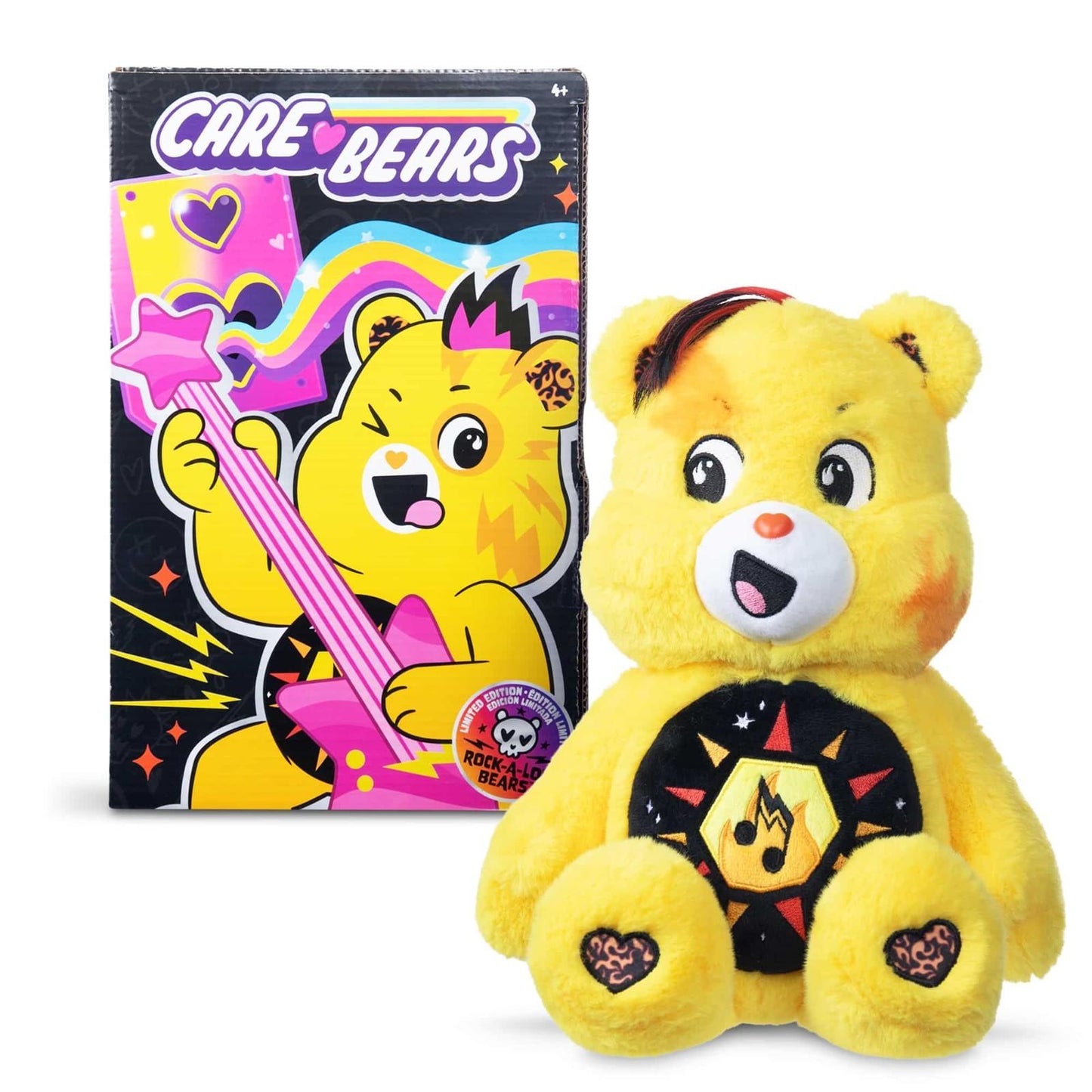 Care Bears - 9'' Limited Edition Rock A Lot Bears - Cheer Bear