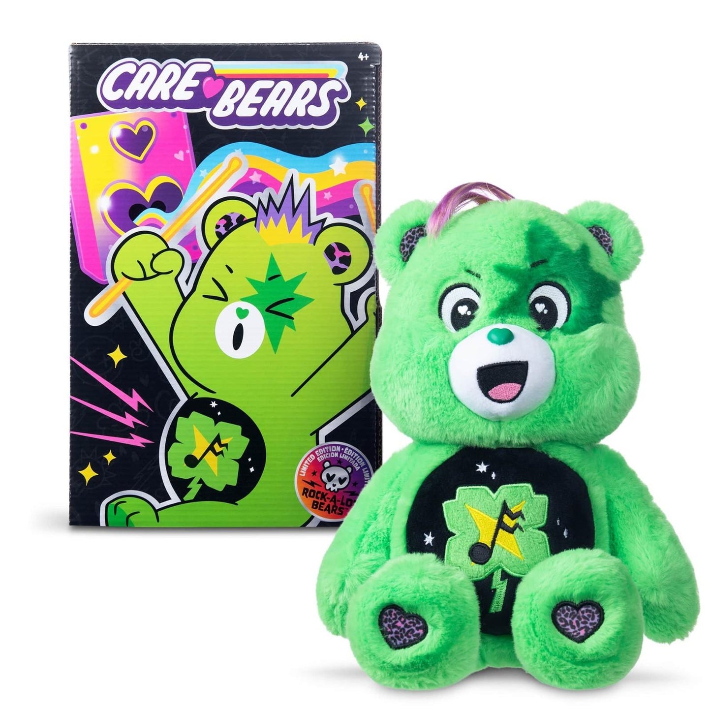 Care Bears - 9'' Limited Edition Rock A Lot Bears - Cheer Bear