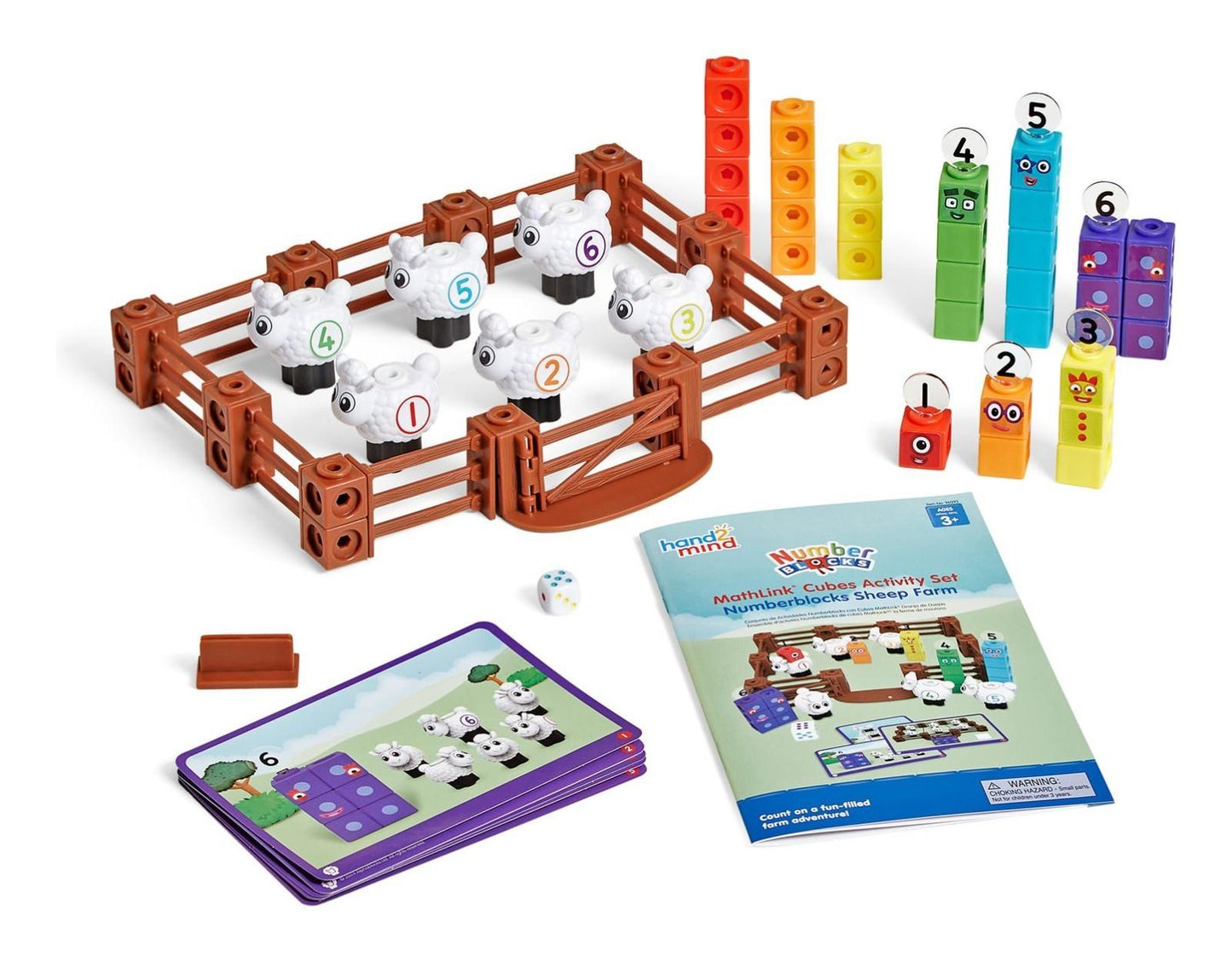 Numberblocks Sheep Farm Education Mathematics Activity Set
